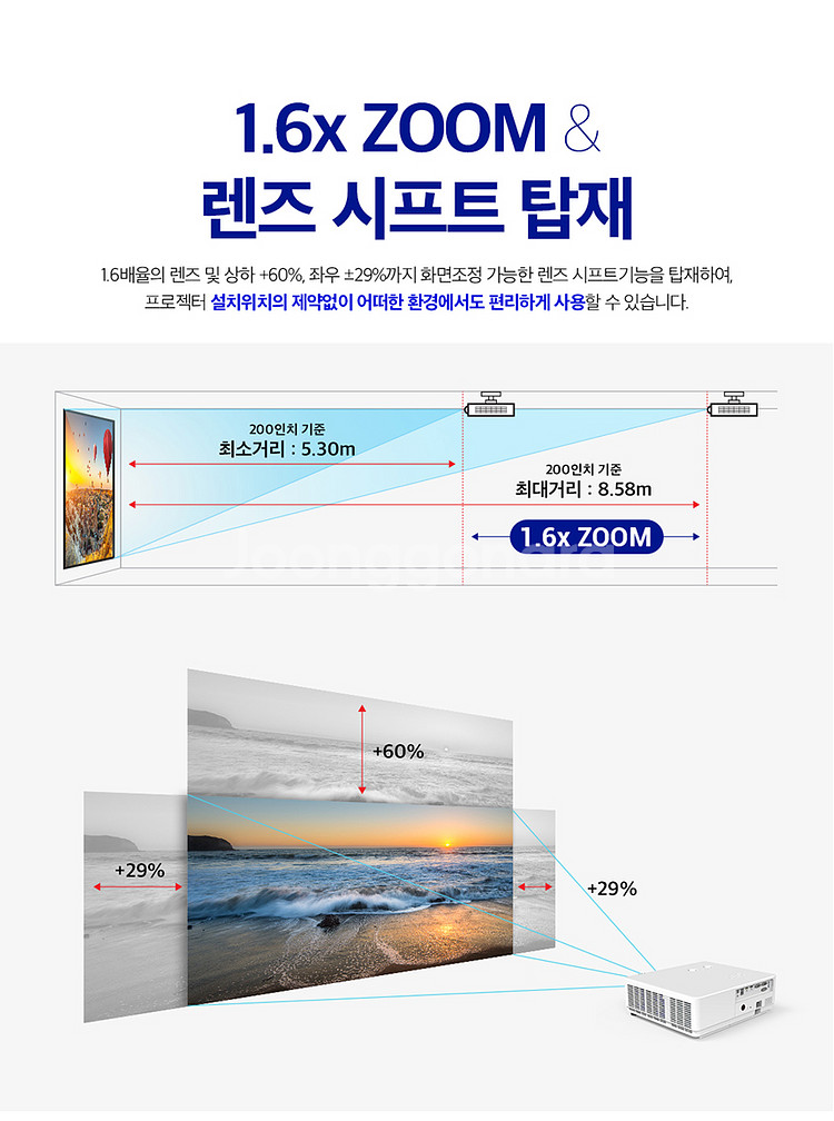 이펀 8000안시 WUXGA 레이저 중고빔프로젝터--5