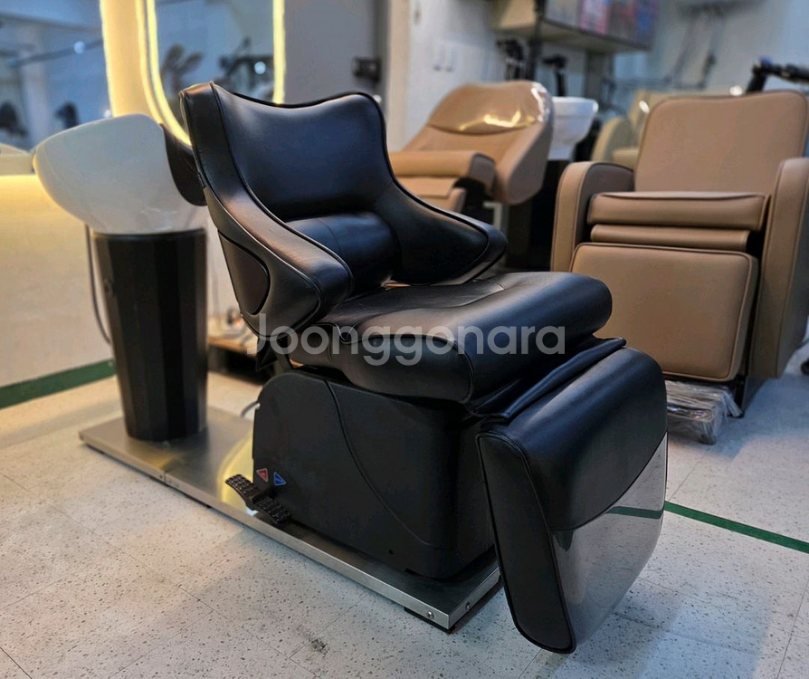 중고 미래로 전동 스파 샴푸대--0