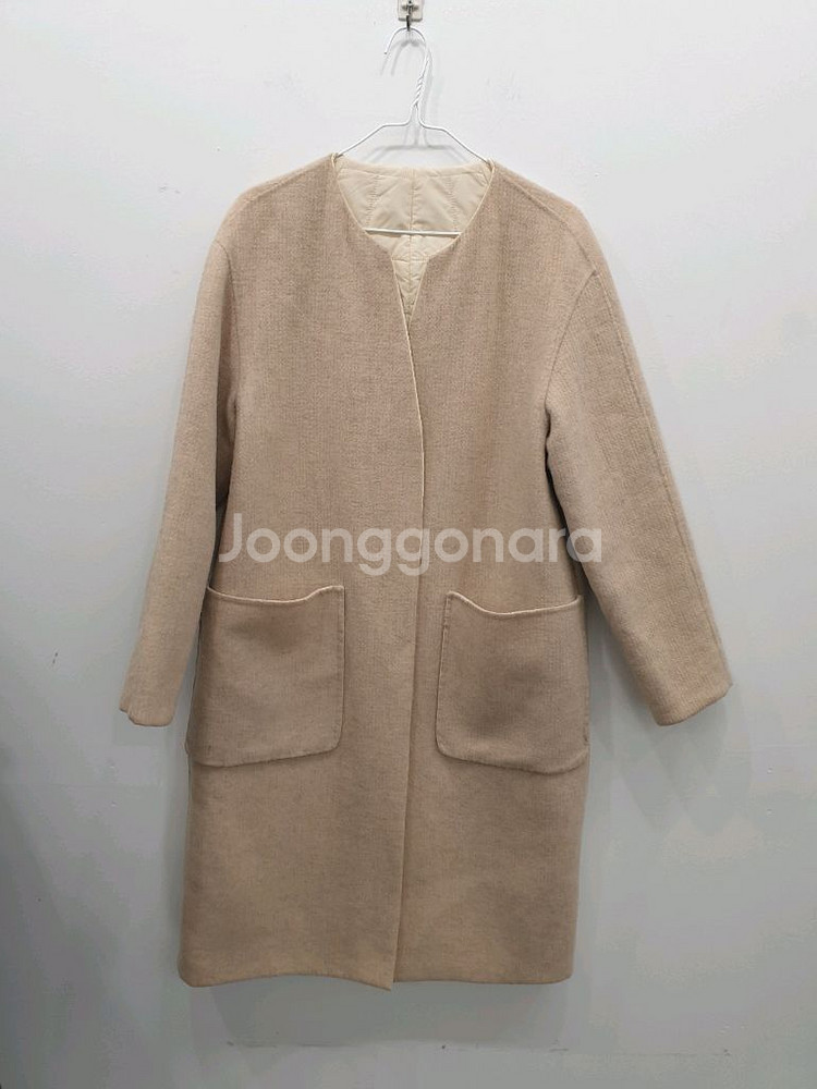한섬 Sjsj 리버서블 패딩 코트 (55-66)--3
