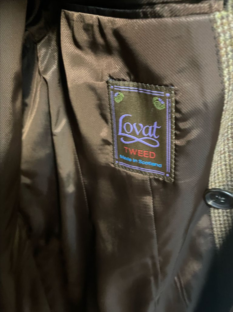 링자켓 라마르쉐 로밧 트위드 카멜브라운 폴로코트 48--4