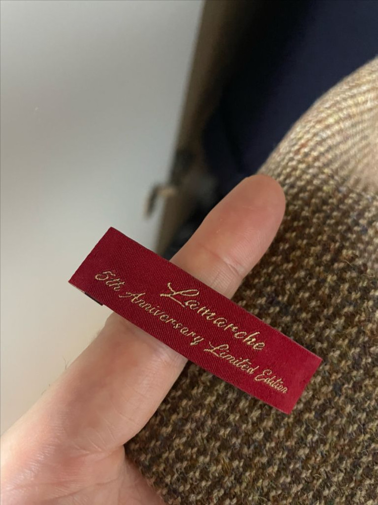 링자켓 라마르쉐 로밧 트위드 카멜브라운 폴로코트 48--9