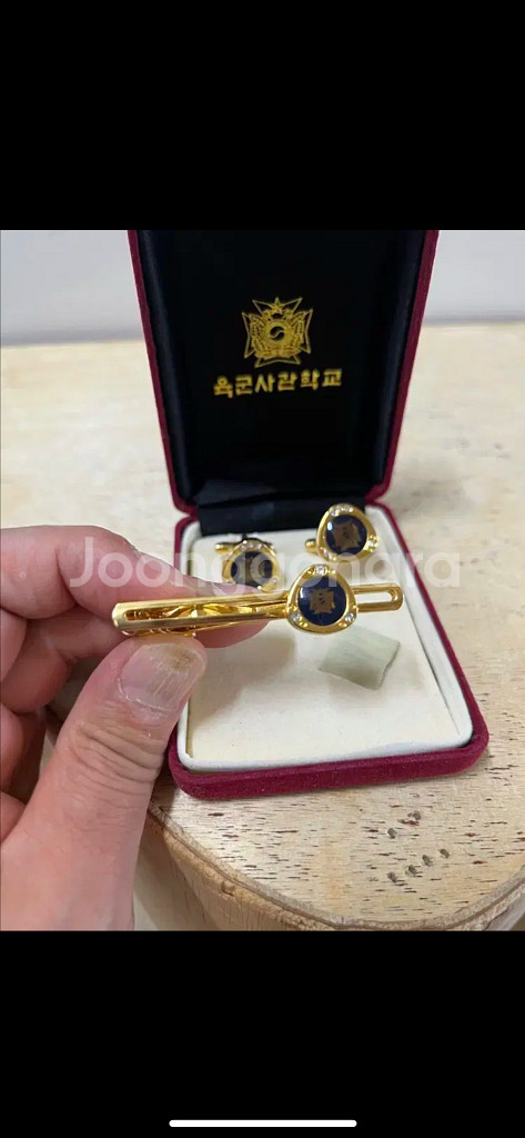 육군사관학교 커프스세트--4