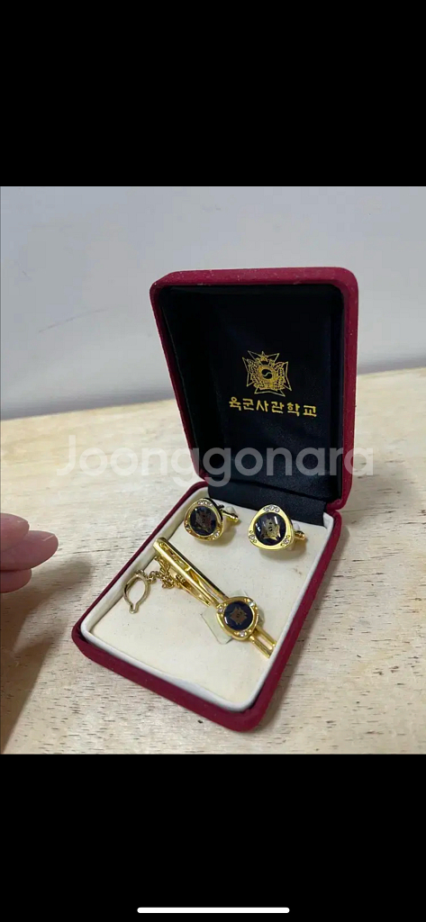 육군사관학교 커프스세트--1