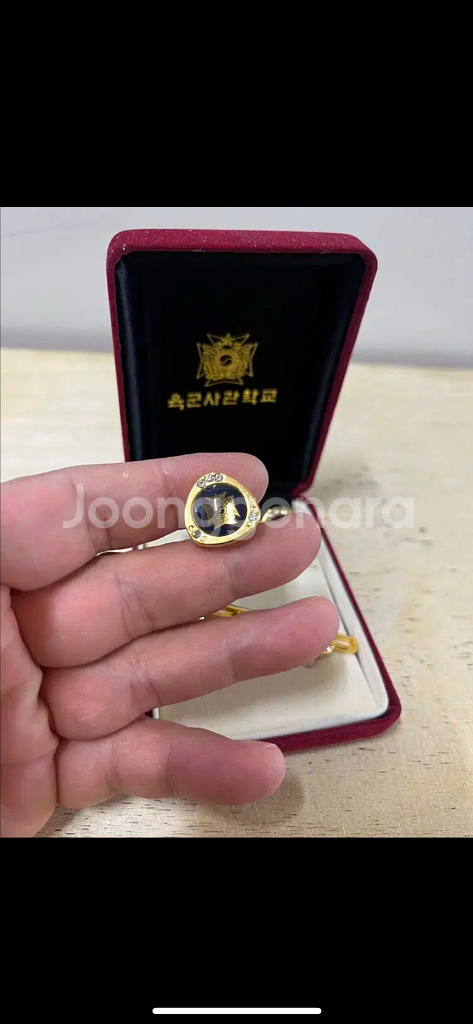 육군사관학교 커프스세트--2