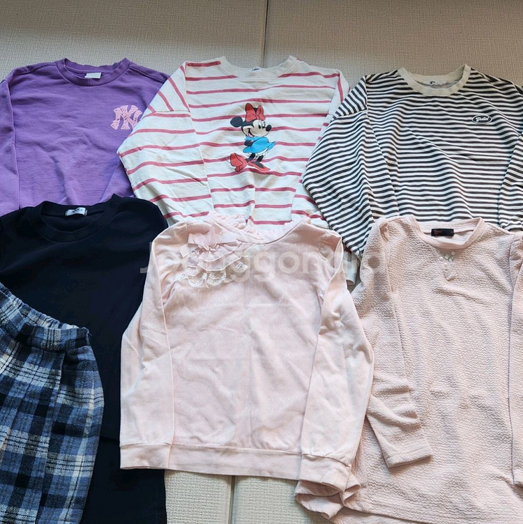 MLB 꼬망스 상의 스커트 일괄정리 130-140--0