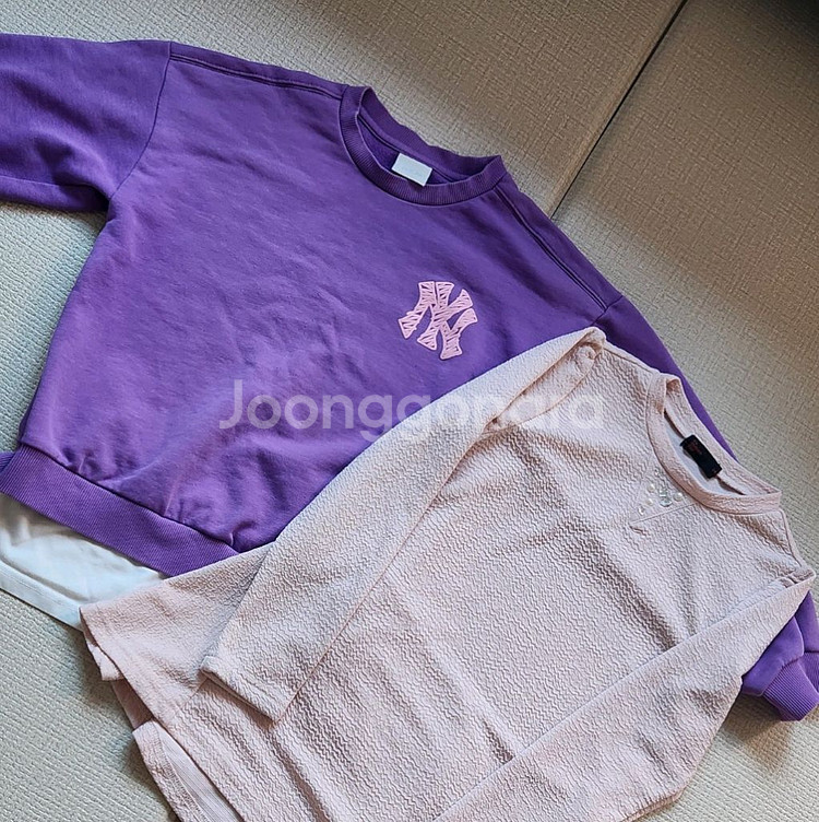 MLB 꼬망스 상의 스커트 일괄정리 130-140--2