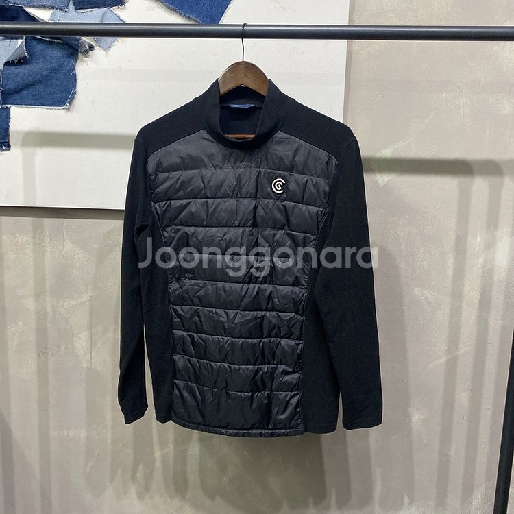 (95) 클리브랜드 골프 반폴라 퀼팅패딩 후리스 긴팔티--0