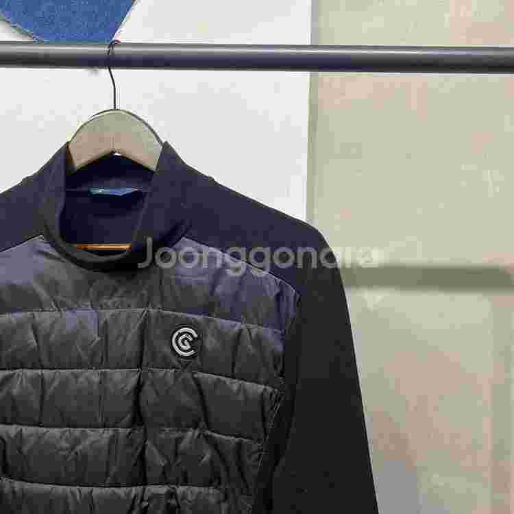 (95) 클리브랜드 골프 반폴라 퀼팅패딩 후리스 긴팔티--2