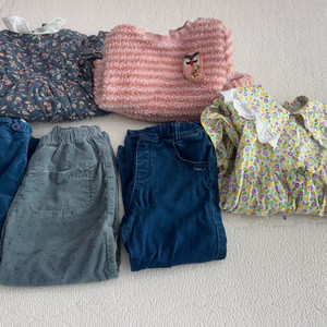 여아옷 5-6세 밍크뮤 블루독 티파니 쁘띠앙팡 일괄