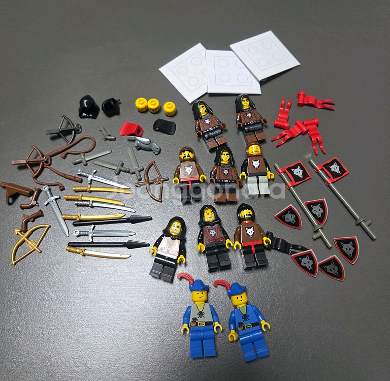 레고 캐슬 미니피규어 일괄--0