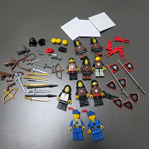 레고 캐슬 미니피규어 일괄