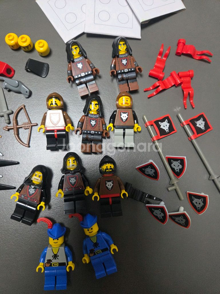 레고 캐슬 미니피규어 일괄--1