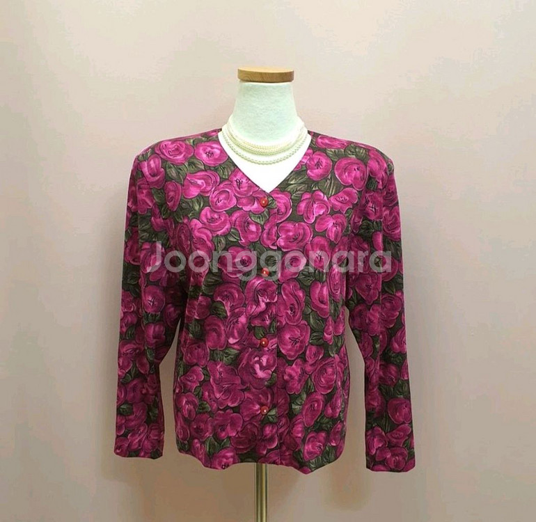 Montsoie 일본빈티지 몬테소이 로즈 셋업--4