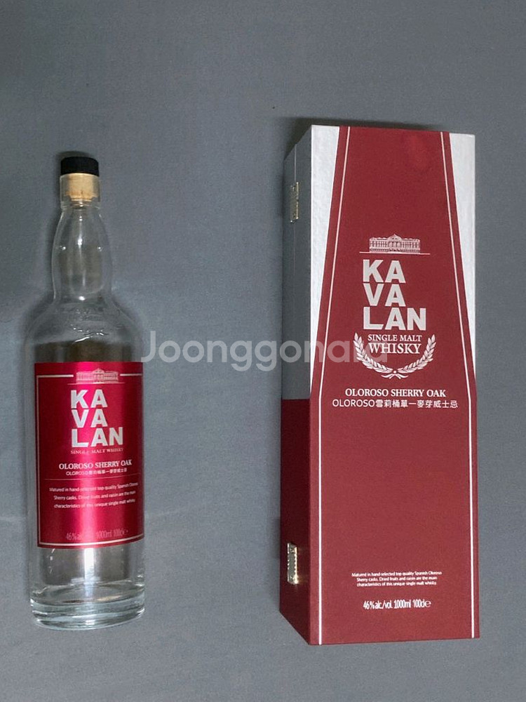 카발란 올로로소 셰리 오크 공병+케이스 4천원 팝니다--0