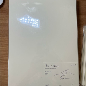 미도리 MD 노트패드 A4 5권 팝니다 (새제품)
