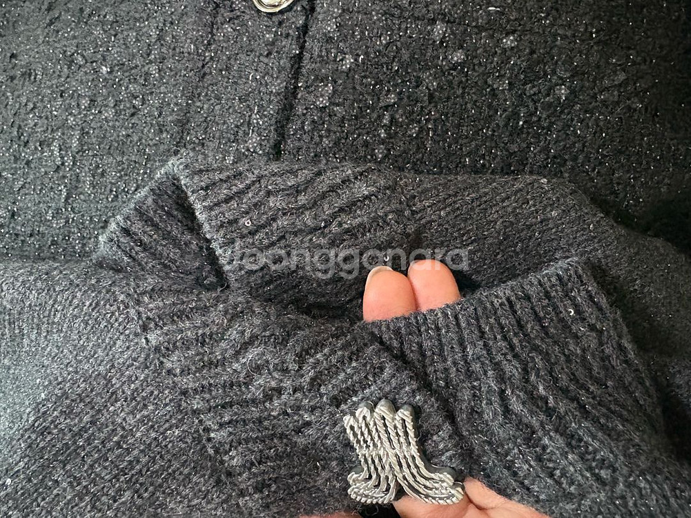 랑방컬렉션 로스 트위드 자켓 66 새것--6