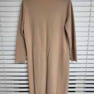 한섬 마인 모100% 니트 원피스