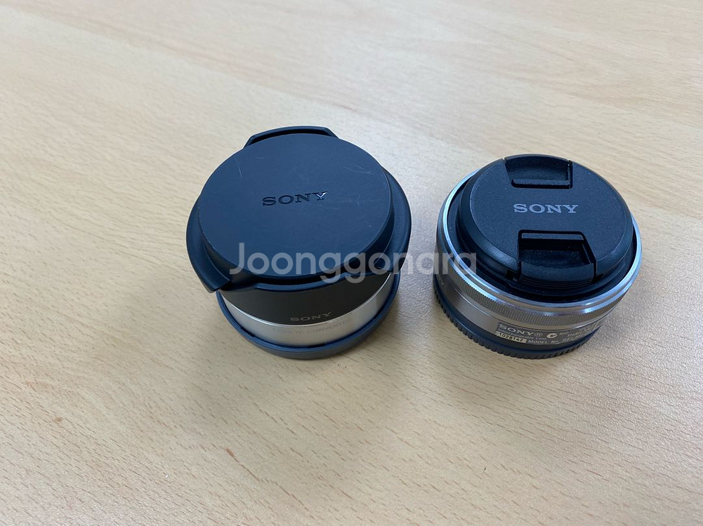 크롭바디용 팬케익렌즈(sel16f28)+소니 어안컨버터--3