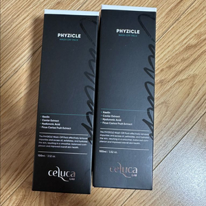 셀루카 피지클 워시오프팩 리뉴얼