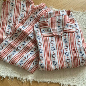 헬로키티 레드 파자마세트