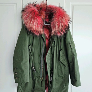 사바티에 폭스퍼 트리밍 야상