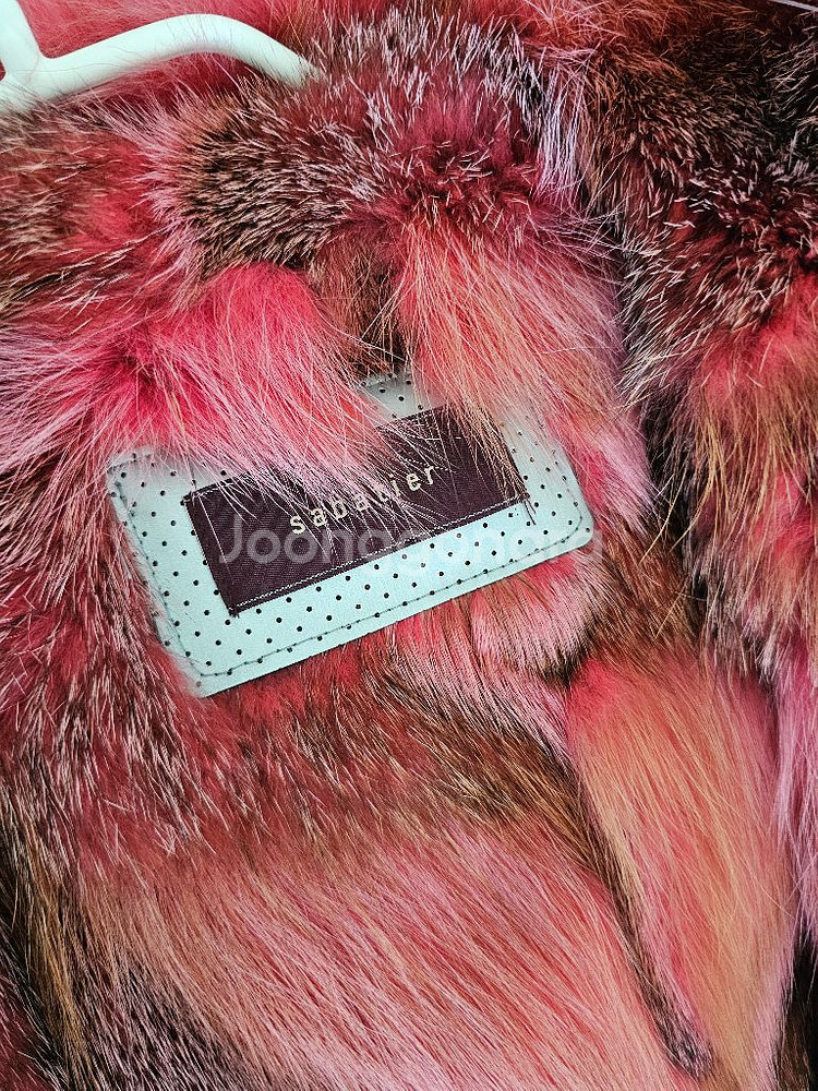 사바티에 폭스퍼 트리밍 야상--2