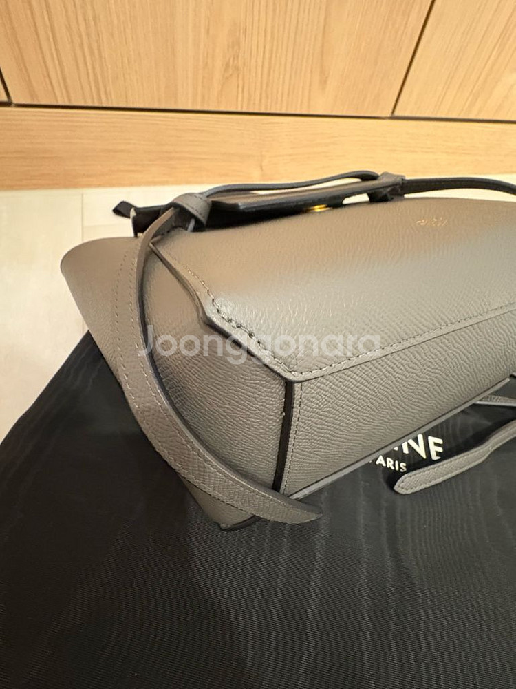 셀린느 벨트백 그레이 나노--1