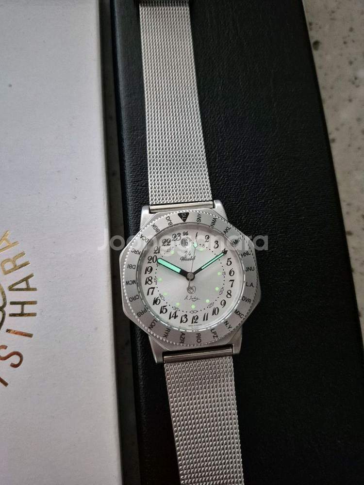 미사용 레어 세이코 이시하라24시간계 gmt seiko--2