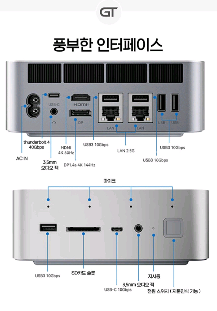 비링크 GTi12 Ultra 미니PC 16GB 256G--5