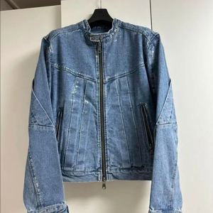 엔더슨벨 라이더 코팅 크롭데님자켓