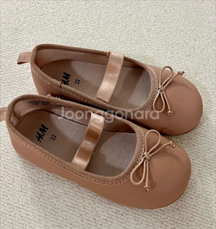 H&M 아기 플랫슈즈 아기신발 135(22)--1