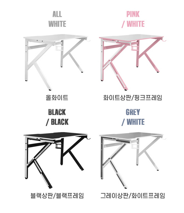 [사은품+무료배송]게이밍 책상 학생 철제 컴퓨터 테이블--1
