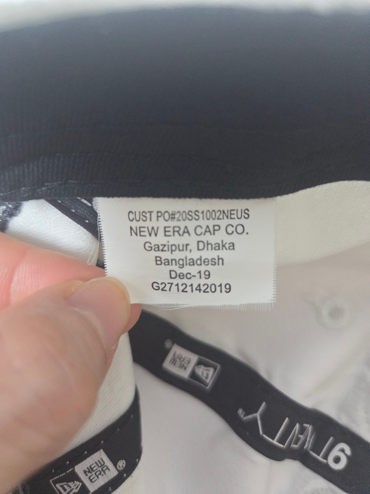 피엑스지 뉴에라 여성 골프 빅로고 볼캡 화이트 이미지