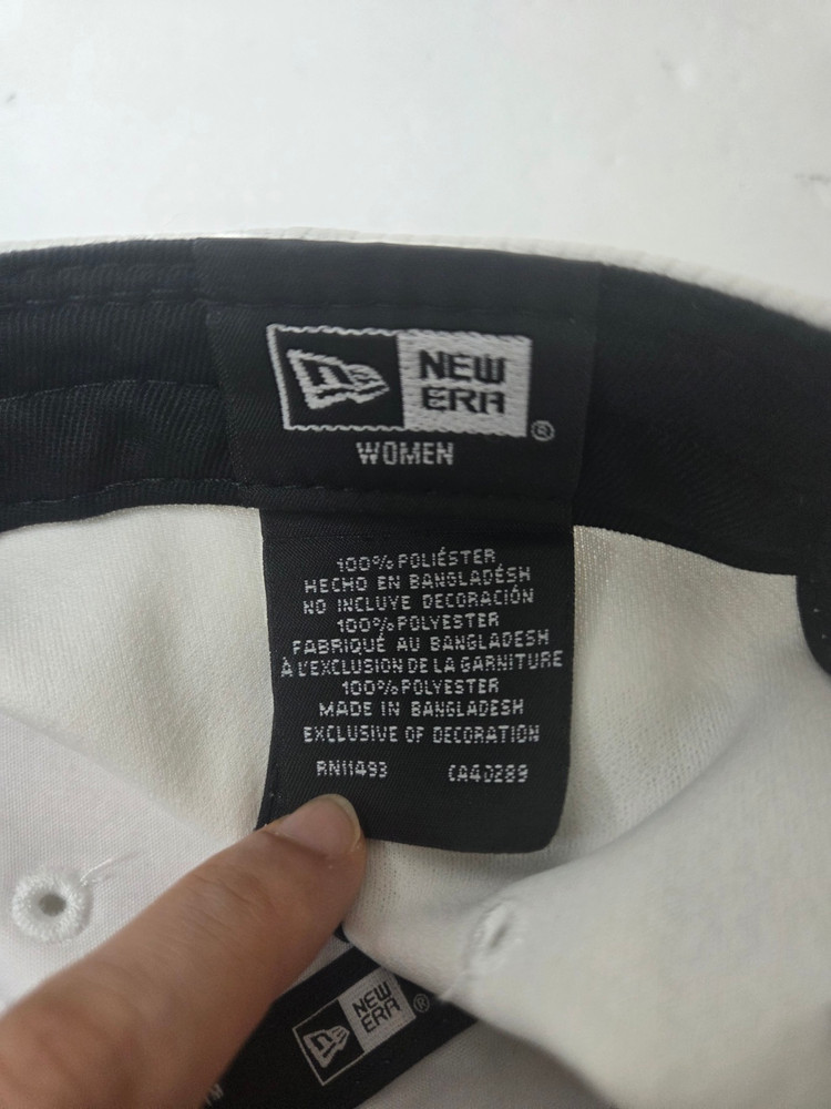 피엑스지 뉴에라 여성 골프 빅로고 볼캡 화이트 이미지