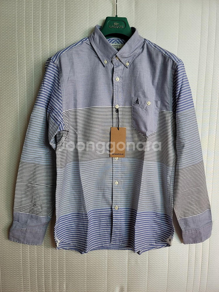 bean pole stripe 블럭긴팔 shirts--9
