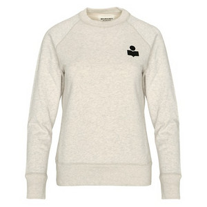 [새 상품] 이자벨마랑 밀라 로고 맨투맨 에크루