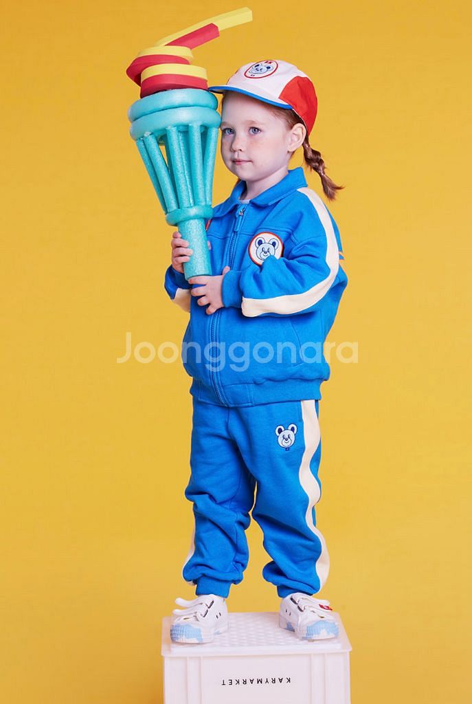 베베드피노 리버티베어 집업 점퍼,팬츠 상하 세트 100--0