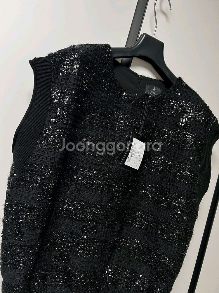 랑방컬렉션 비즈 스팽글 조끼--1