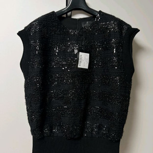 랑방컬렉션 비즈 스팽글 조끼