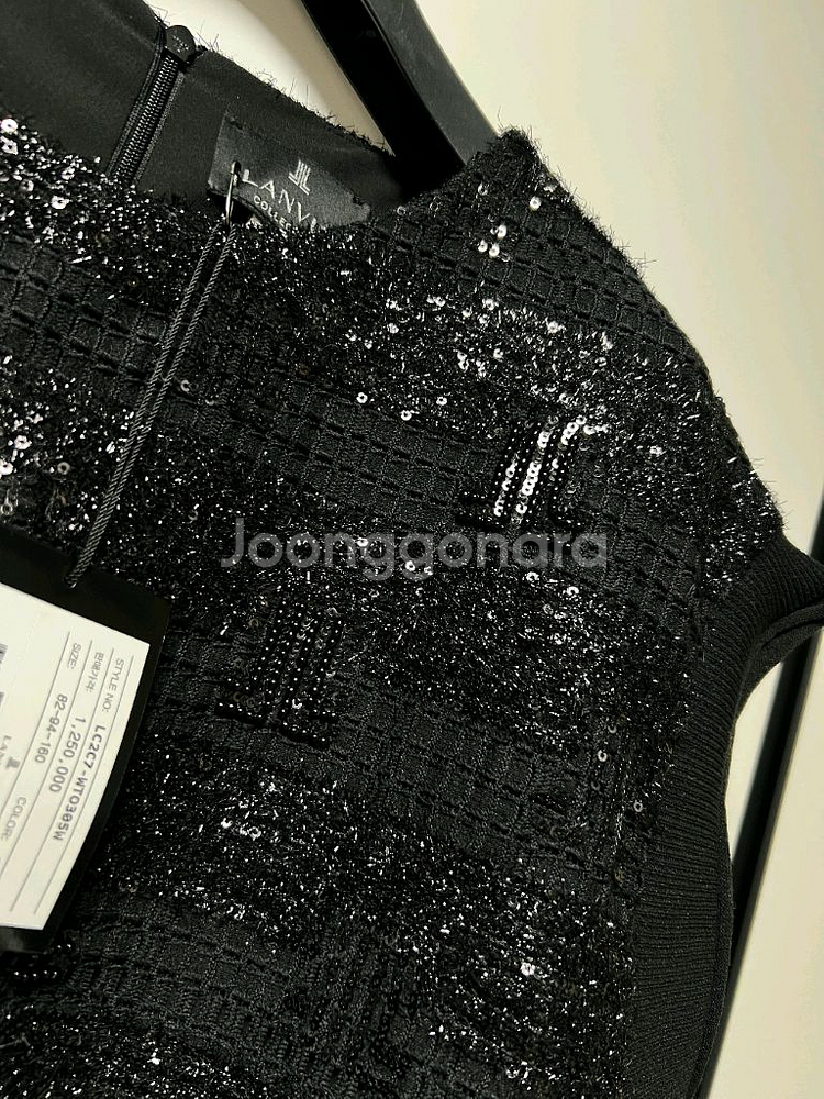 랑방컬렉션 비즈 스팽글 조끼--4