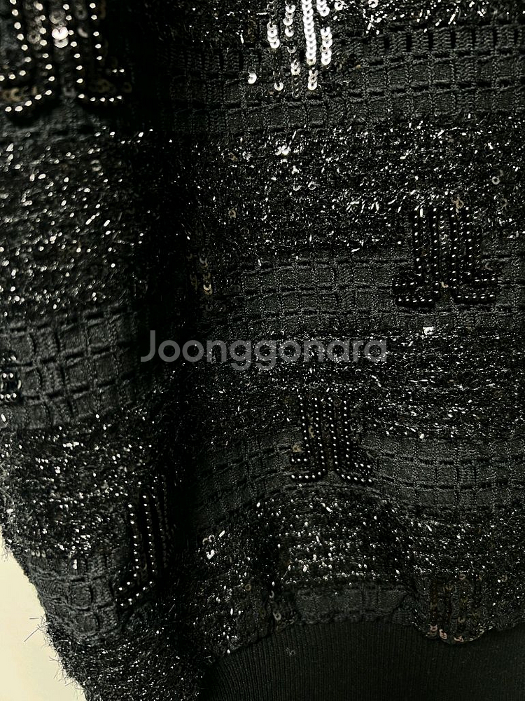 랑방컬렉션 비즈 스팽글 조끼--9