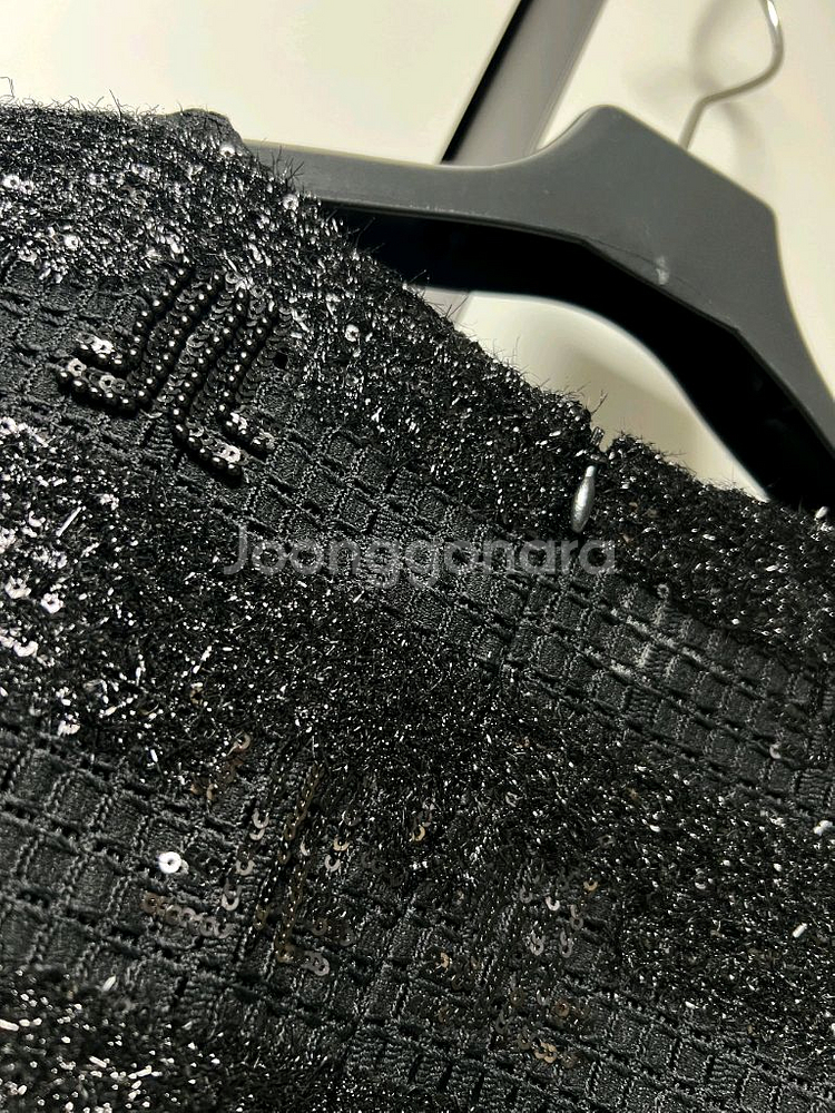 랑방컬렉션 비즈 스팽글 조끼--8