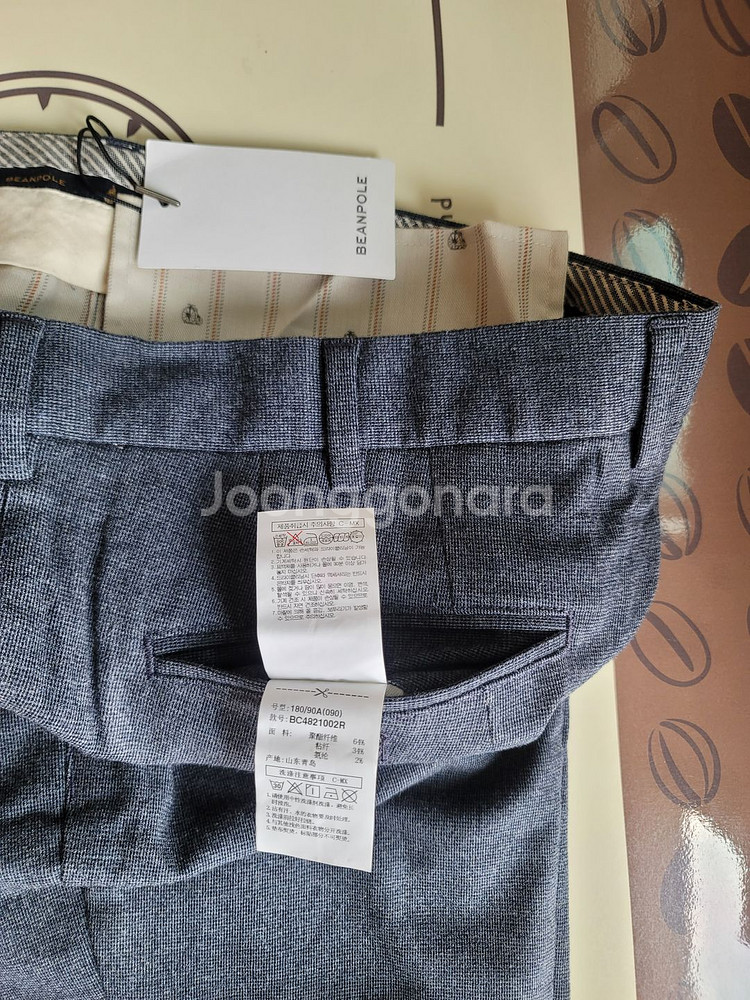 bean pole 깅엄 pants--8