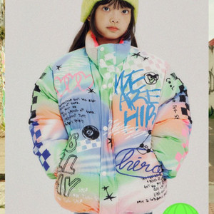 히로 드로잉 패딩 멀티 150 (사은품 장갑포함)