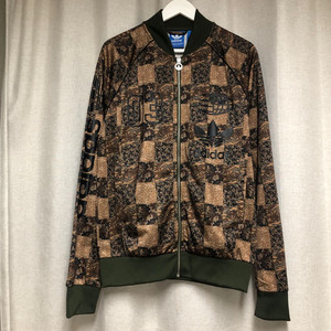 아디다스 체커 트랙탑 져지 집업 자켓 L100