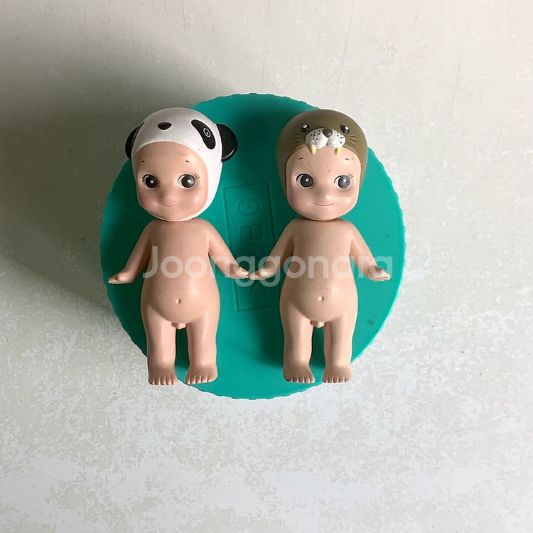 소니엔젤 판다 수달 피규어--0
