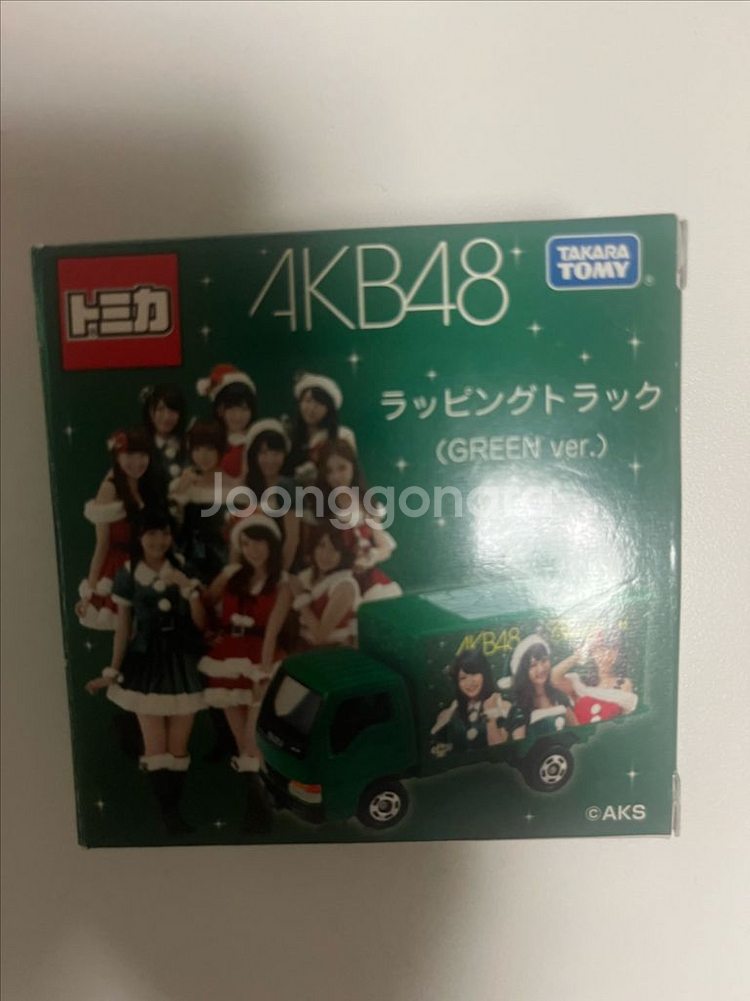 토미카 AKB48 콜라보 래핑 트럭 그린 버전--0