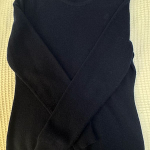 차터클럽 100프로 캐시미어 니트 스몰 네이비