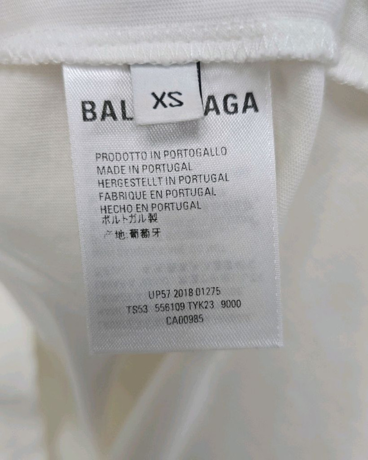 발렌시아가 BB로고 반팔 티셔츠 xs 95 100 이미지