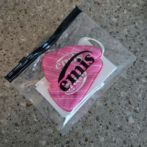 새상품) EMIS 스트라이프 헤어핀 (핑크)